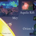 Bản đồ dự án hình thành sao gần những đám mây liên sao gần đó