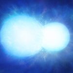 Hai ngôi sao hợp nhất để tạo thành sao lùn trắng khổng lồ