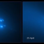 Hubble chụp lại sự tan vỡ của sao chổi ATLAS