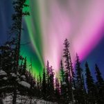 Máy đo địa chấn ghi lại cực quang (đèn phía bắc) ở Alaska