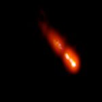 Chi tiết tiết lộ trong phản lực của thiên hà cách Trái đất 12,8 tỷ năm ánh sáng